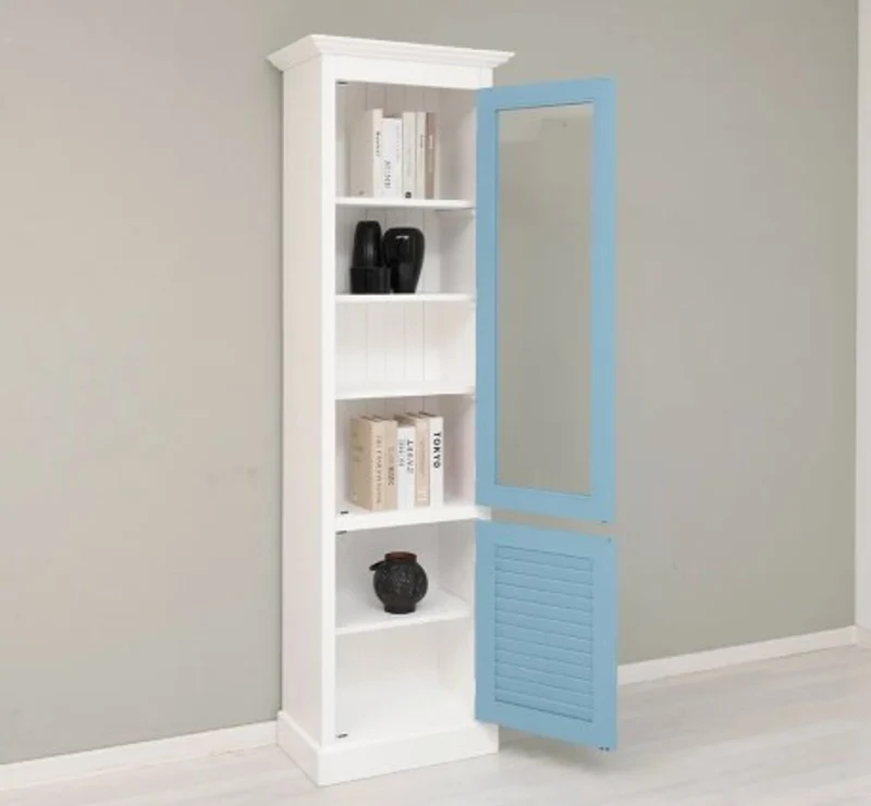 Casa Padrino Vitrine im Landhausstil, 63 x 39 x 210 cm