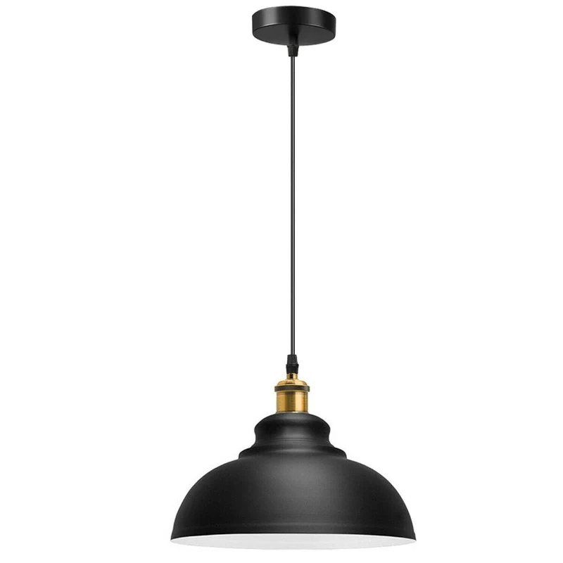 LEDSONE Industrie Pendelleuchte Schwarz Ø 29cm ~1890