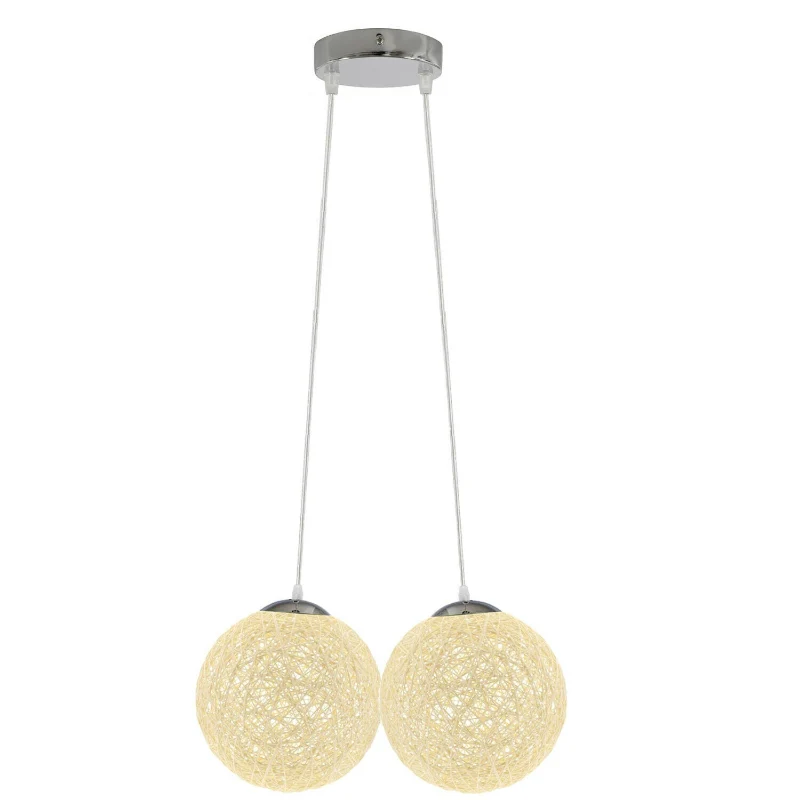Rattan Pendelleuchte Ø 20cm schirme für Hängelampen~2061