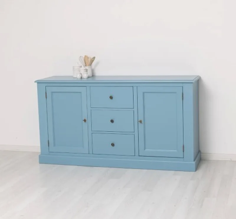Casa Padrino Sideboard im Landhausstil mit 2 Türen und 3 Schubladen, 173 x 47 x 93 cm