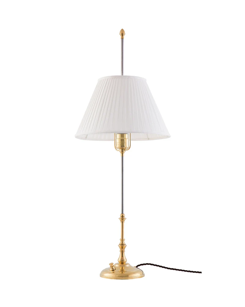 Bordslampa - Stiernstedt mässing, vit skärm