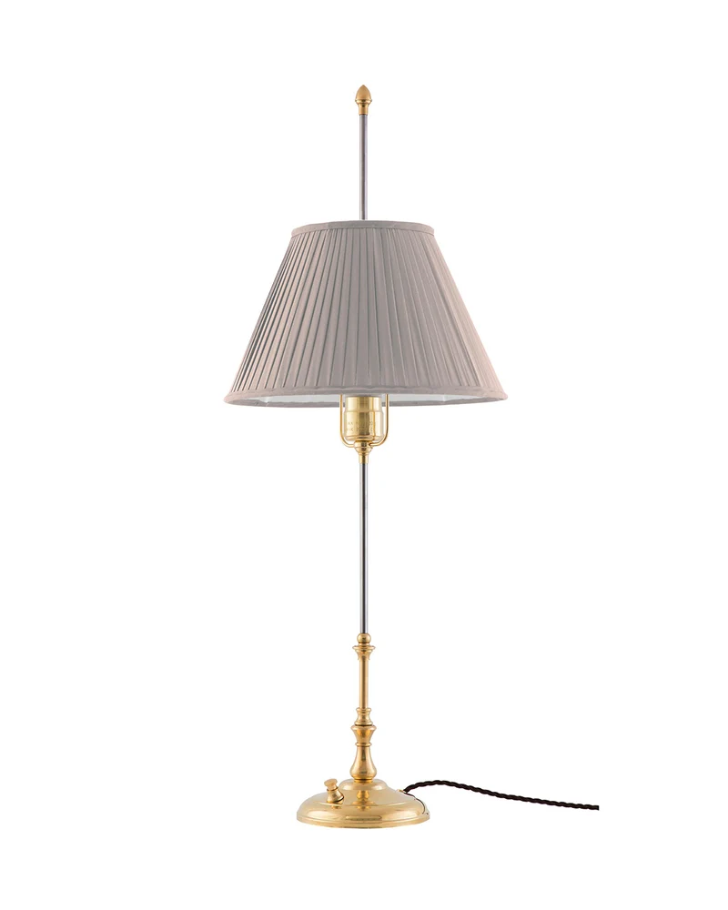 Bordslampa - Stiernstedt mässing, beige skärm