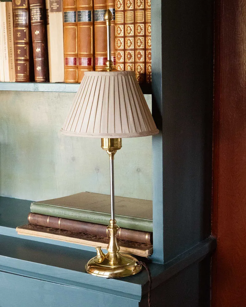 Bordslampa - Stiernstedt mässing, beige skärm