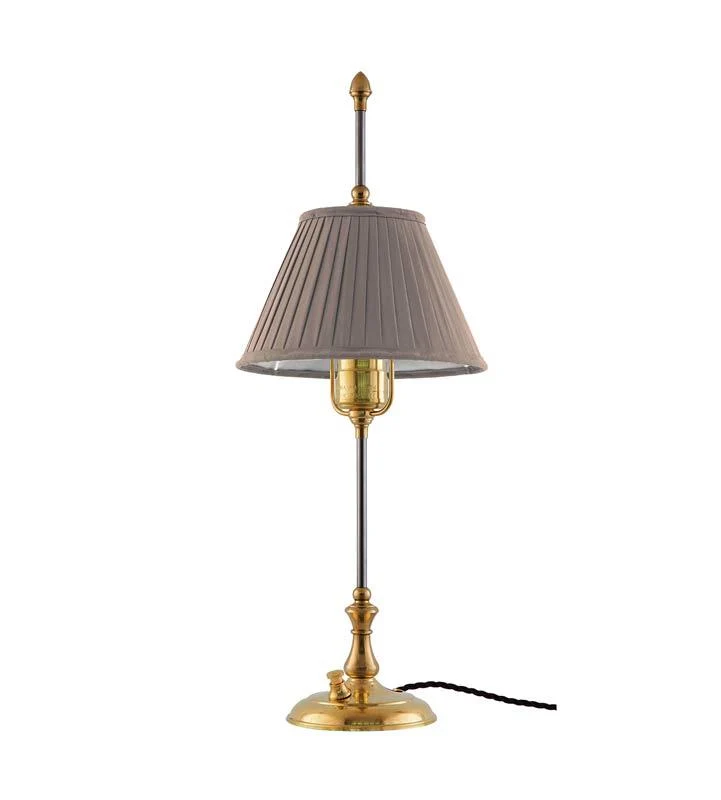 Bordslampa - Kellgren mässing, beige skärm