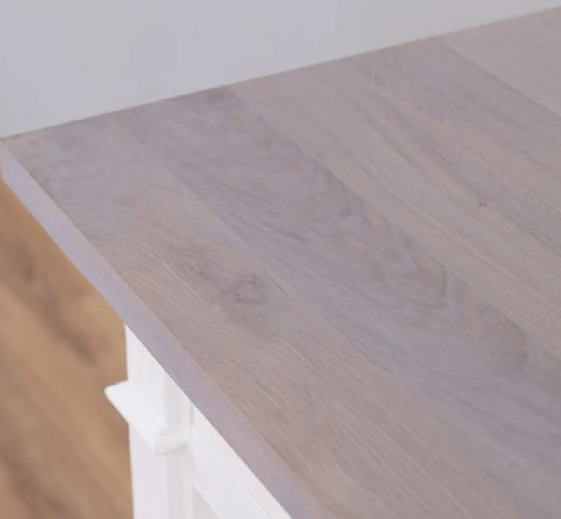 Casa Padrino Sideboard im Landhausstil mit 2 Türen, 2 Schubladen und Eichenholzplatte, 116 x 51 x 90 cm