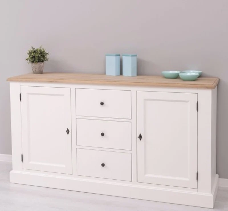 Casa Padrino Sideboard im Landhausstil, 173 x 47 x 93 cm