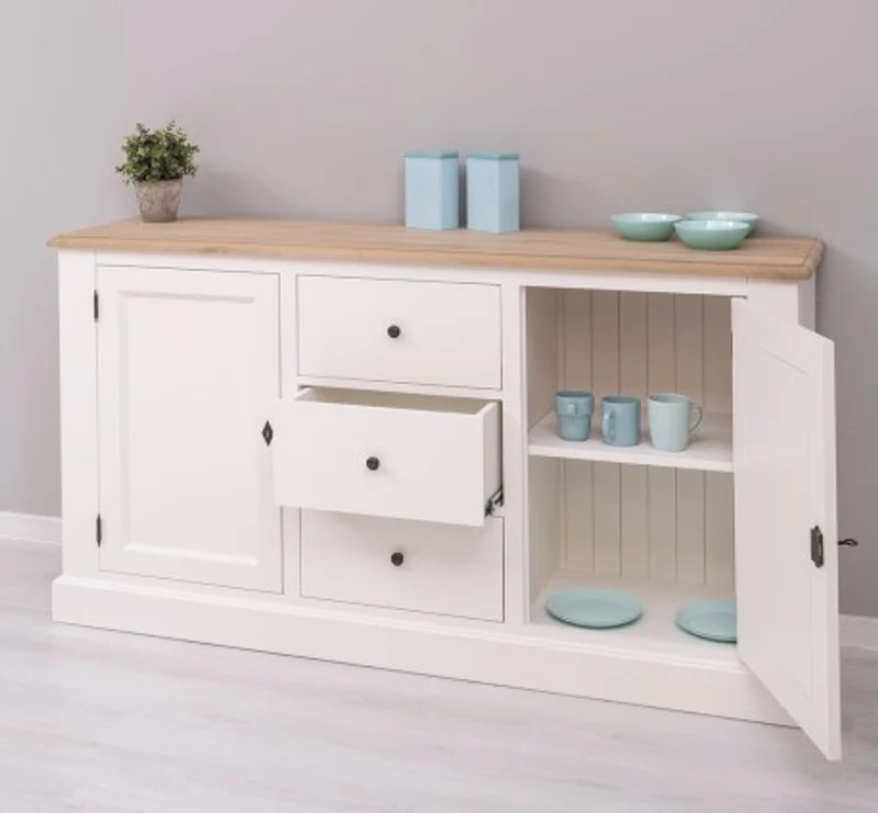 Casa Padrino Sideboard im Landhausstil, 173 x 47 x 93 cm