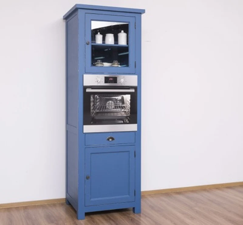 Casa Padrino Küchenschrank im Landhausstil mit 2 Türen, 76 x 65 x 220 cm