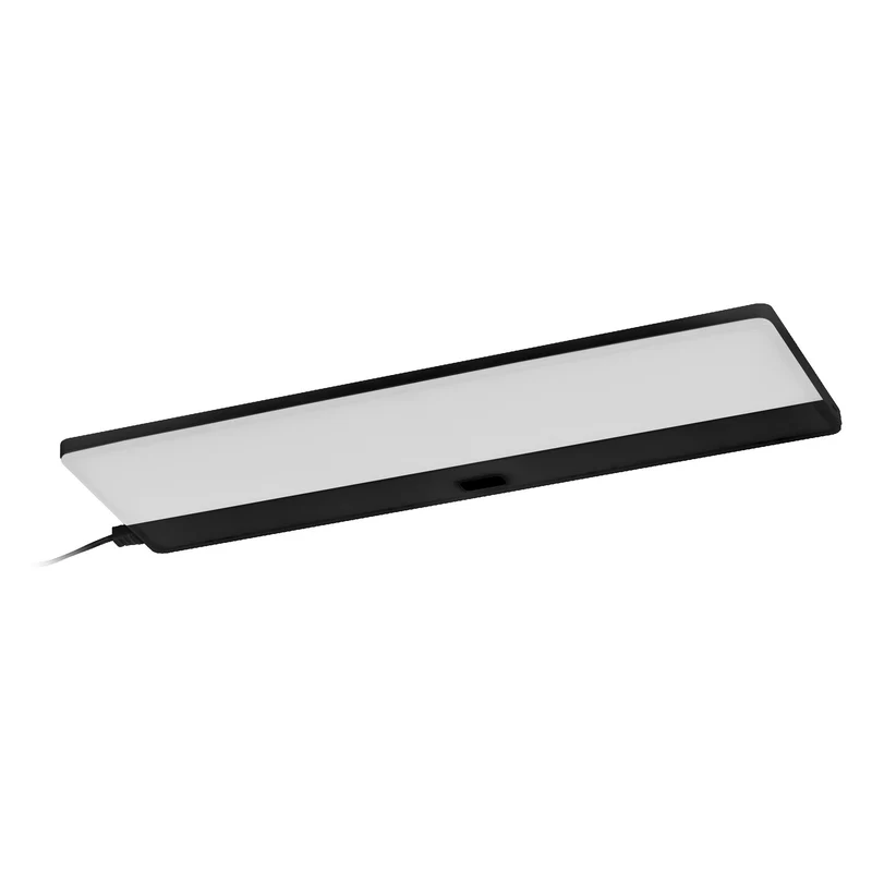 LEDVANCE Unterschrankpaneel, rahmenlos, 30x10cm, CCT dimmbar, 5 W, 220 lm, 3000/4000/6500 K, warmweiß/kaltweiß/Tageslicht, CCT dimmbar, schwarz, Kunststoff (PC), IP20