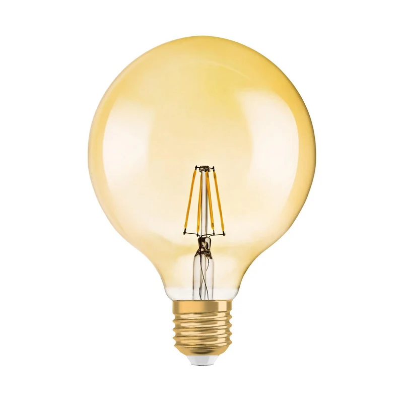OSRAM VINTAGE 1906® LED Lampe LED CLASSIC GLOBE 6.5W 824 Gold E27, 720 lm, 2400 K, Warm Comfort Light