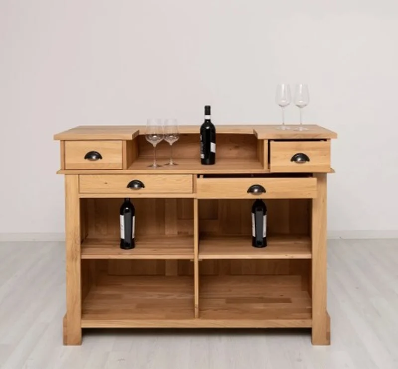 Casa Padrino Theke im Landhausstil, 140 x 51 x 107 cm