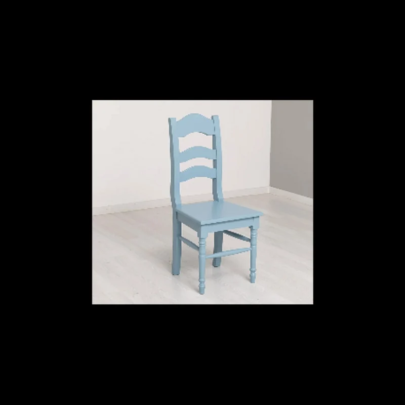 Casa Padrino Stuhl im Landhausstil Himmelblau, 44 x 44 x 102 cm