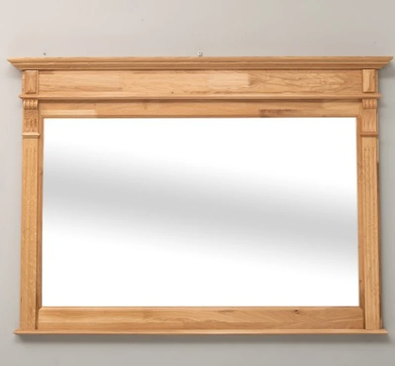 Casa Padrino Spiegel im Landhausstil Natur lackiert, 141 x 10 x 100 cm