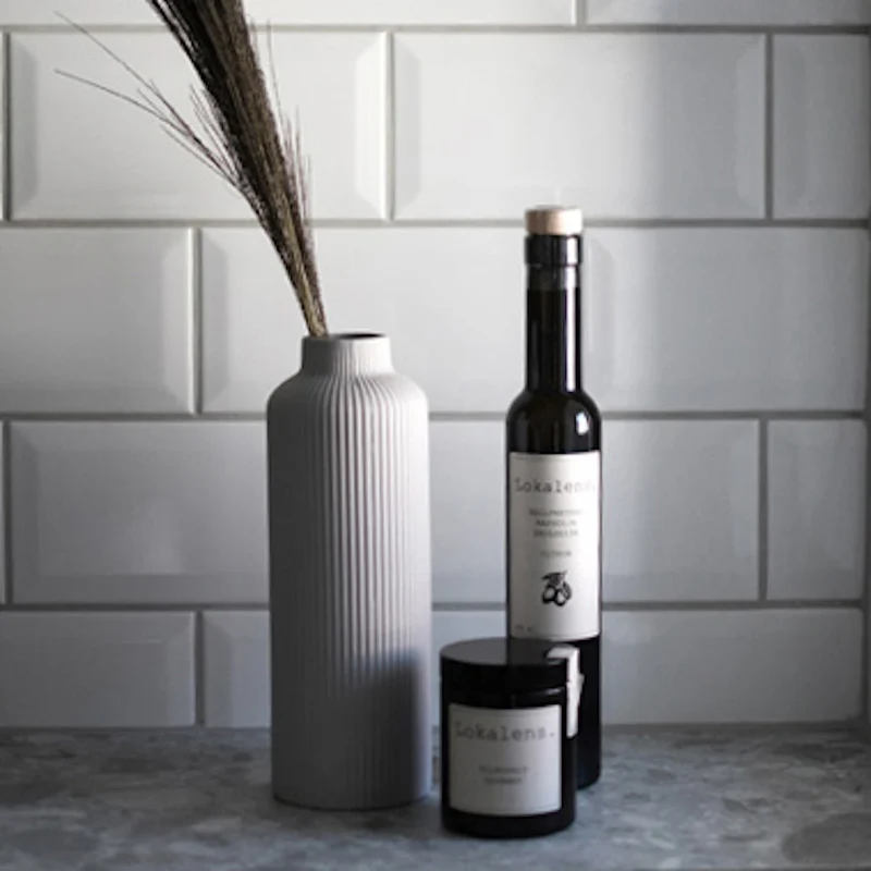 Storefactory ÅDALA Keramik Vase light grey