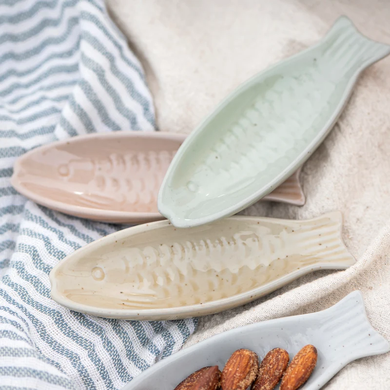 Ib Laursen Fisch Schale lachsfarben