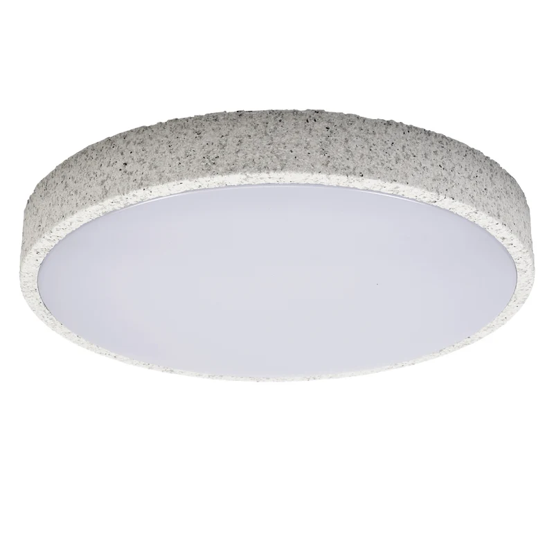 LEDVANCE ORBIS Yummy LED-Deckenleuchte mit Metallring, weiß, 16W, 1000lm, 3000K, 285mm, 830 freundliches Warmweiß, durch Klicken dimmbar, IP20 Schutz, Montageschrauben und Dübel inklusive