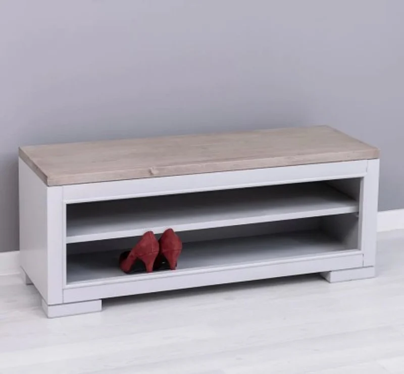 Casa Padrino Schuhschrank im Landhausstil, 100 x 35 x 40 cm