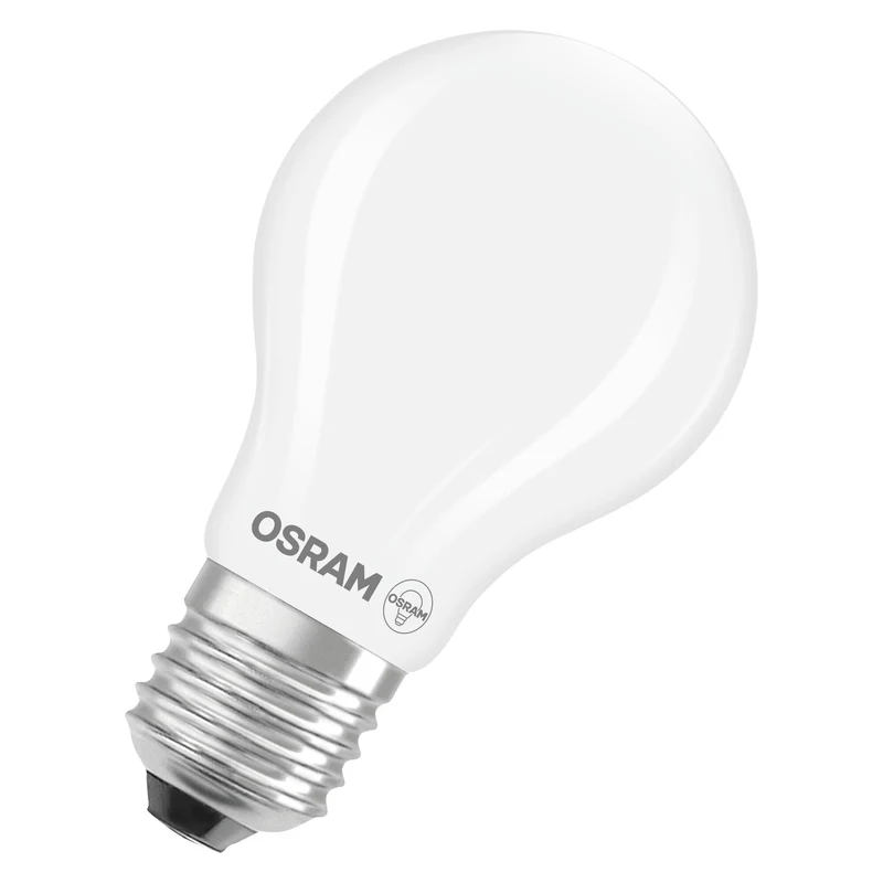 OSRAM LED LAMPS ENERGY CLASS A ENERGY EFFICIENCY FILAMENT CLASSIC A in A-Form, LED-Lampe, Bleifreies Glas, Matt, 2,2 W, 470 lm, Warmweiß, Energieeffizienzklasse: A