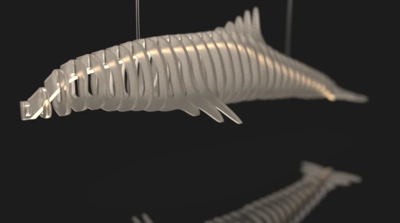 Suspension Lamp DELFINO by Alberto Nason for Cyrcus Design