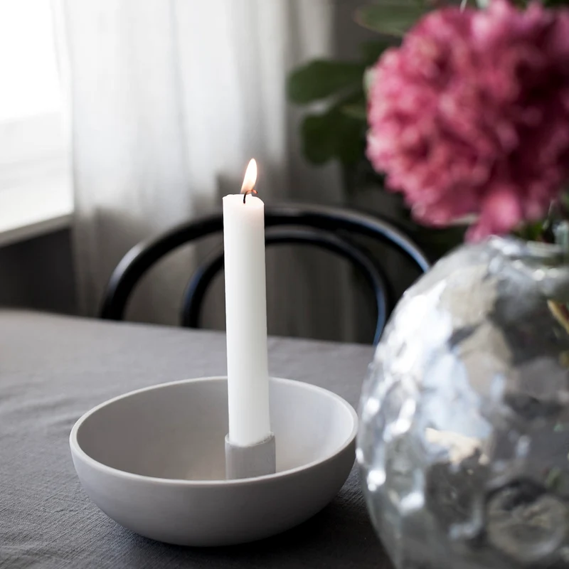 Storefactory LIDATORP Kerzenhalter light grey S