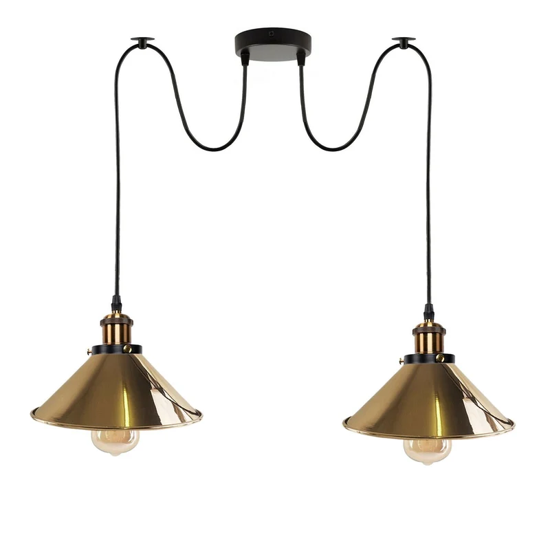 Spider Pendelleuchte Industrielle Multiarm Deckenlampe| Ø 22CM ~1801
