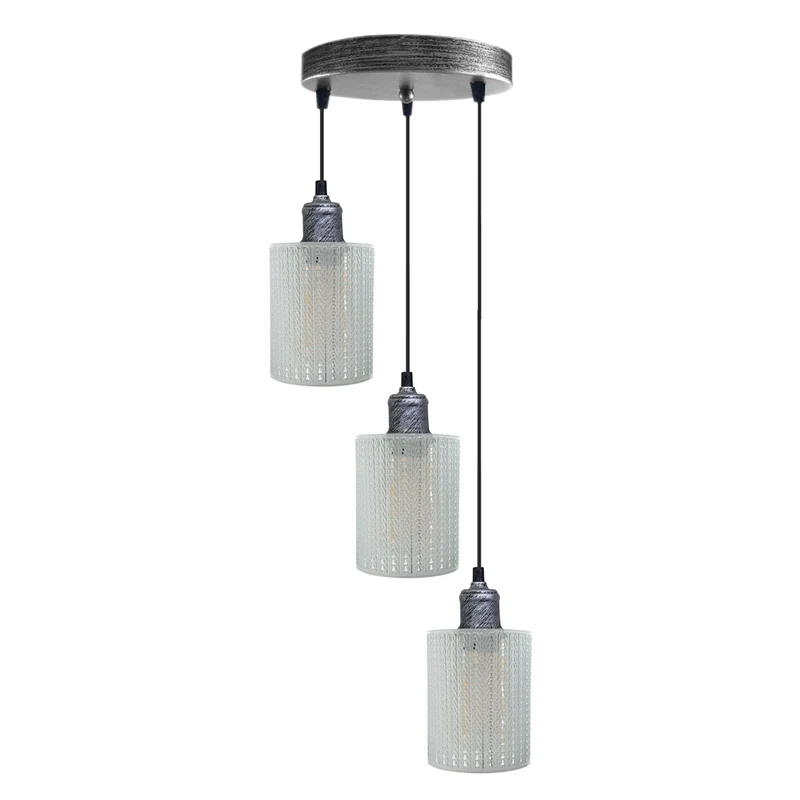 Moderne industrielle Vintage Pendelleuchte aus Metall Día Hollow Hanging Craft Pendelleuchte~1848