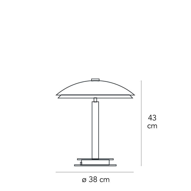 Table Lamp BIS-TRIS by FontanaArte Design Lab