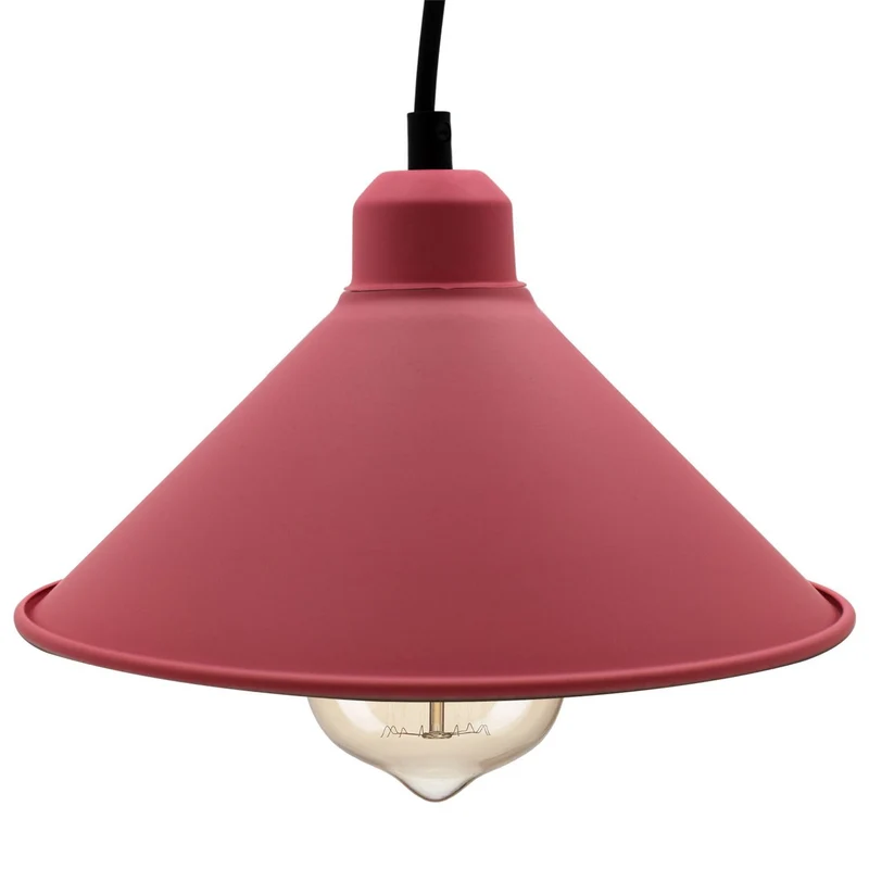 Hängelampe kristall Kronleuchter Kegel Schatten rosa Farbe pendelleuchten~1769