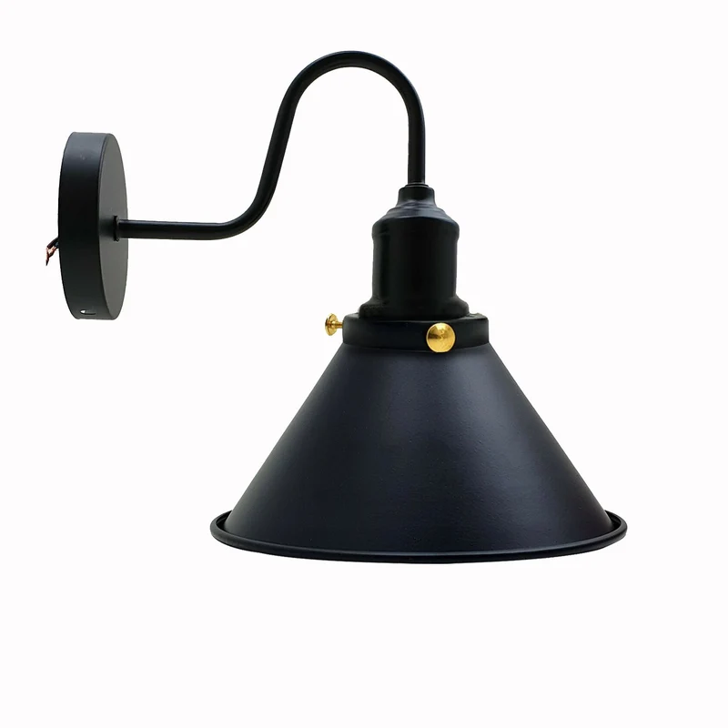 Vintage wandleuchte innen modern led Kegelschirm~1761