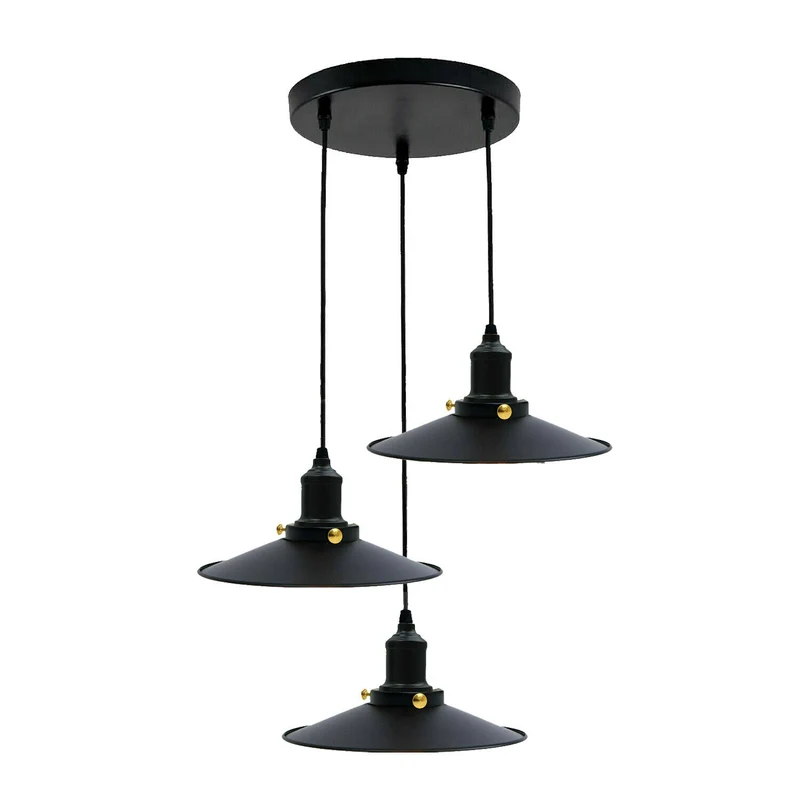 Schwarze lampe Industrial Style für Esszimmer ~1657