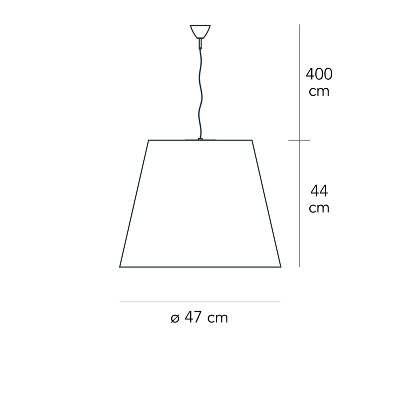 Suspension Lamp AMAX Medium by Charles Williams for FontanaArte
