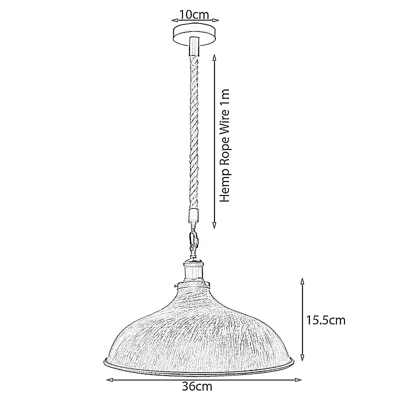 Hängelampen für wohnzimmer E27, Ø22cm dekoleuchten~ 2785