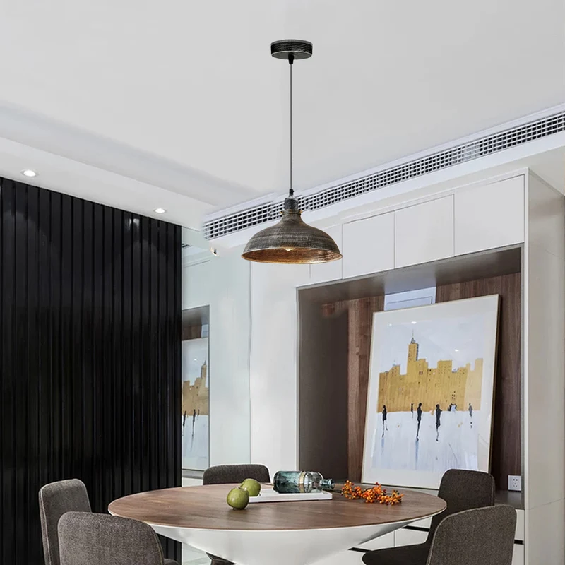 Pendelleuchte, Hangelampen,Metall schirm Ø 36cm| E27 ~2520