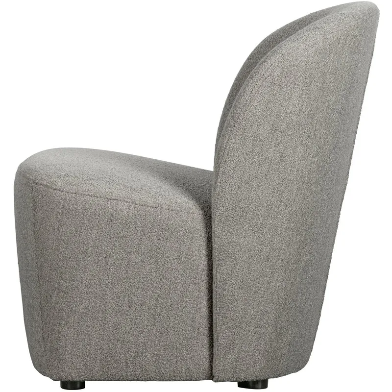 Lofty Sessel Stoff Bouclé Grau - VT Wonen