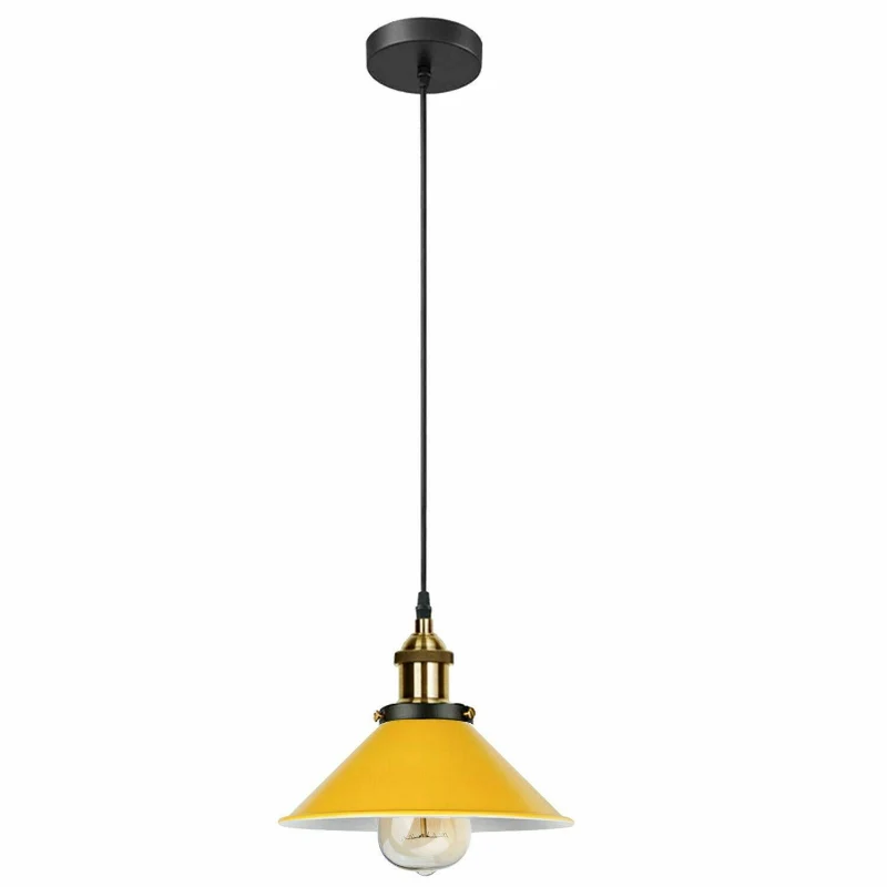 Industrial Loft Pendelleuchte 22cm Metall Design bunte ~1554