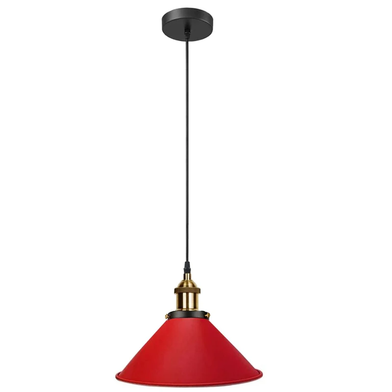 Industrial Loft Pendelleuchte 22cm Metall Design bunte ~1554