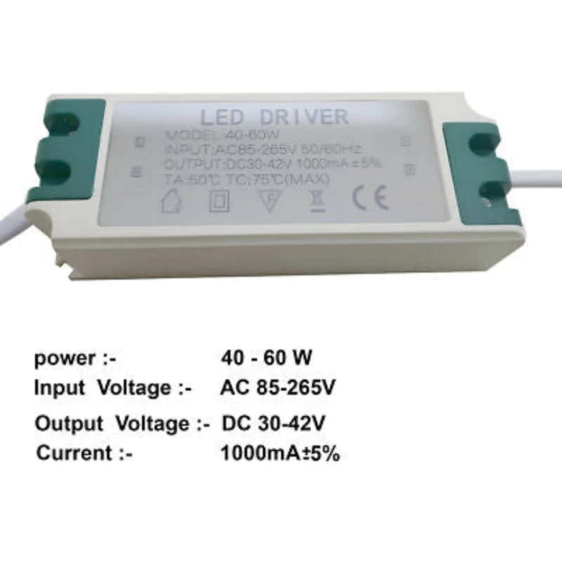 LED Treiber 1000mA 48-60W Konstantstrom Netzteil Transformator ~1708