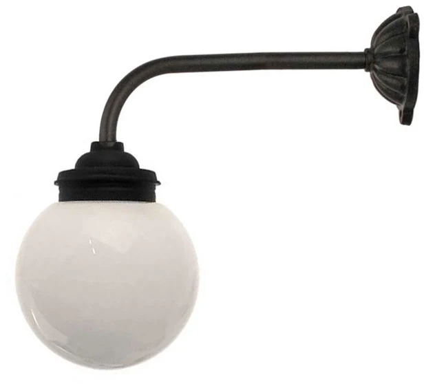 Utomhuslampa - Gårdslampa 90° lång böj