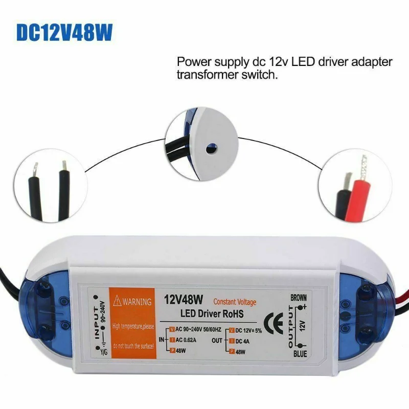 LED Treiber 12V DC | 18W - 100W Constant Voltage Trafo ~1548