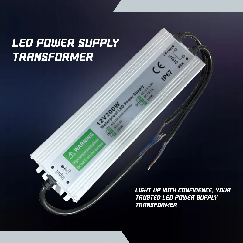 LED trafo 12v IP67 wasserdicht Netzteil 10W - 350W ~1545