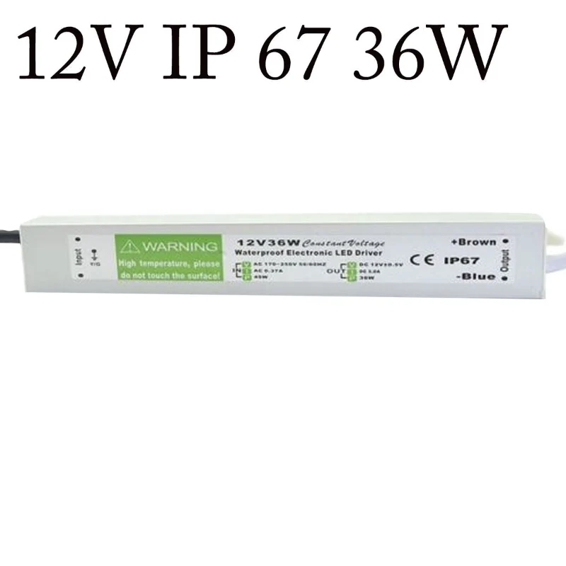 LED trafo 12v IP67 wasserdicht Netzteil 10W - 350W ~1545