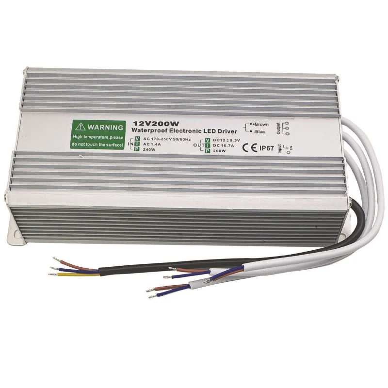 LED trafo 12v IP67 wasserdicht Netzteil 10W - 350W ~1545