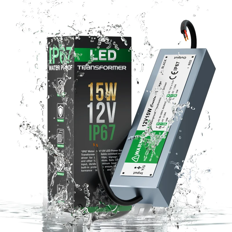LED trafo 12v IP67 wasserdicht Netzteil 10W - 350W ~1545