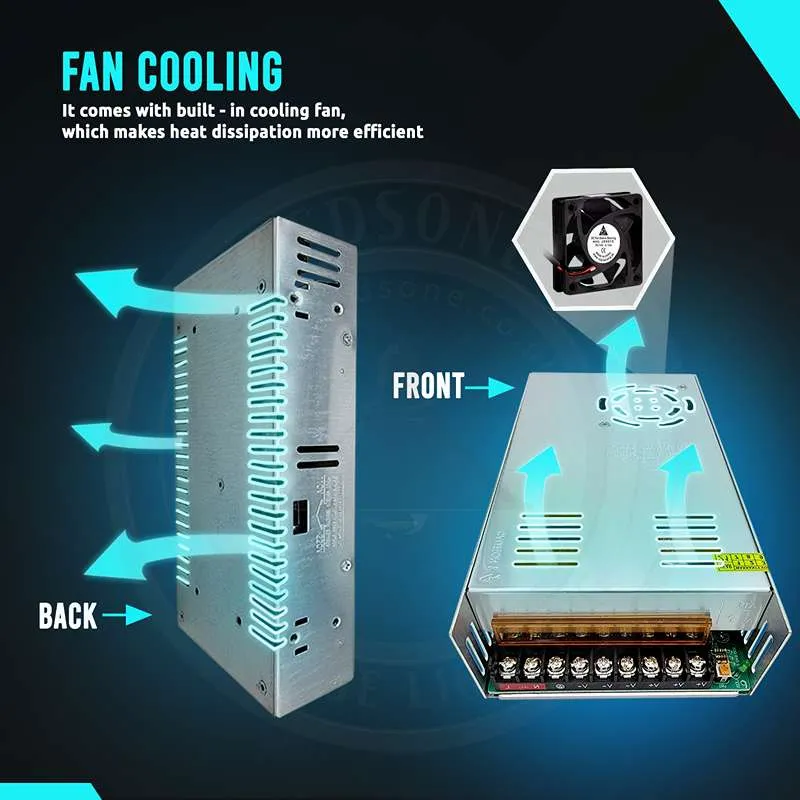 12V 50A 600W LED Netzteil Trafo Schalt Adapter Treiber ~1542