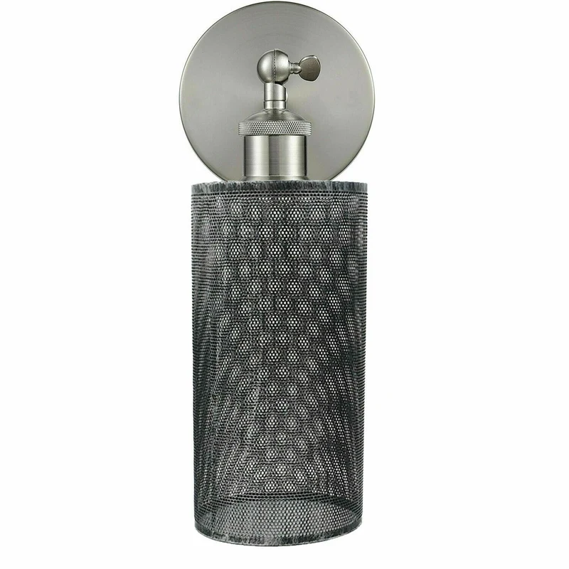 Netzmuster Neue Retro Wandleuchte Vintage Metallkäfig E27 Industrielle drehbare Lampe~1539
