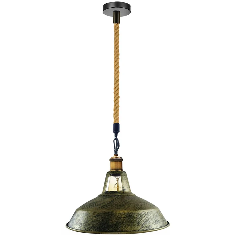 Retro Stil Metall Lampenschirme hängelampen Vintage-Pendelleuchte ~1699