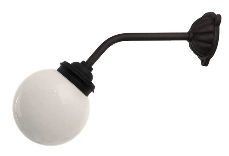 Utomhuslampa - Gårdslampa 45° rak kort