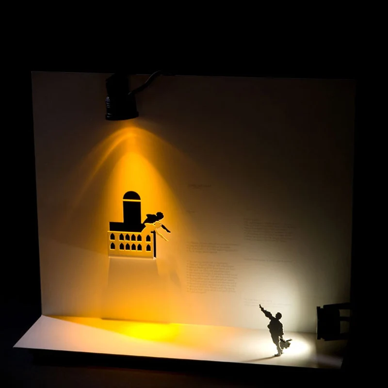 Table Lamp PORTABLE DRAMA - Romeo and Juliet by Lettera G