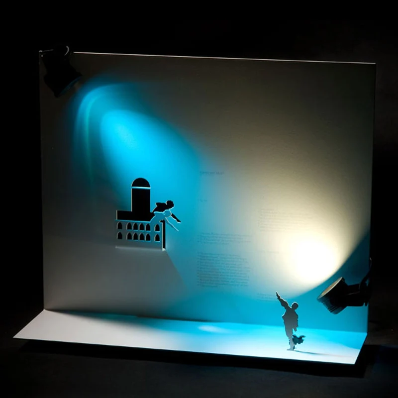 Table Lamp PORTABLE DRAMA - Romeo and Juliet by Lettera G