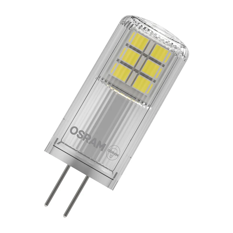 OSRAM LED Stiftsockellampe PIN 20, 320°, DIM, 2W, 840, klar, G4 , Kaltweiß